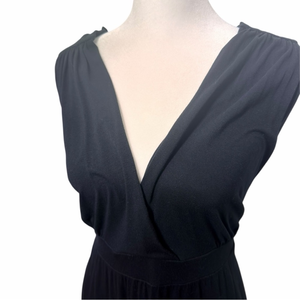 Dorothy Perkins Black Sleeveless Maxi Dress - size 16/18